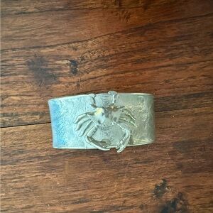 Pewter Crab Cuff Bracelet